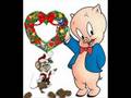 Porky Pig - Blue Christmas - Postal de Natal 