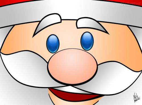 Pai Natal sorridente