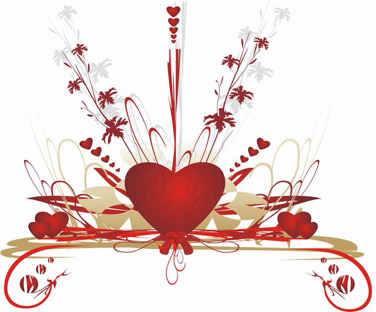 Cora��o em festa