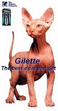 Gilette - Postal de Publicidade 