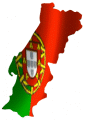 Portugal e Bandeira - Postal de Datas Festivas 