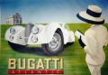 Bugatti - Postal de Publicidade 