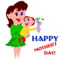 Feliz Dia Mãe! - Postal de Datas Festivas 