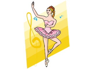 Bailarina - Postal de Msica 