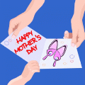 Postal Dia da Mãe - Postal de Datas Festivas 