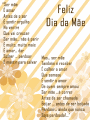 Poema Dia da Mãe - Postal de Datas Festivas 