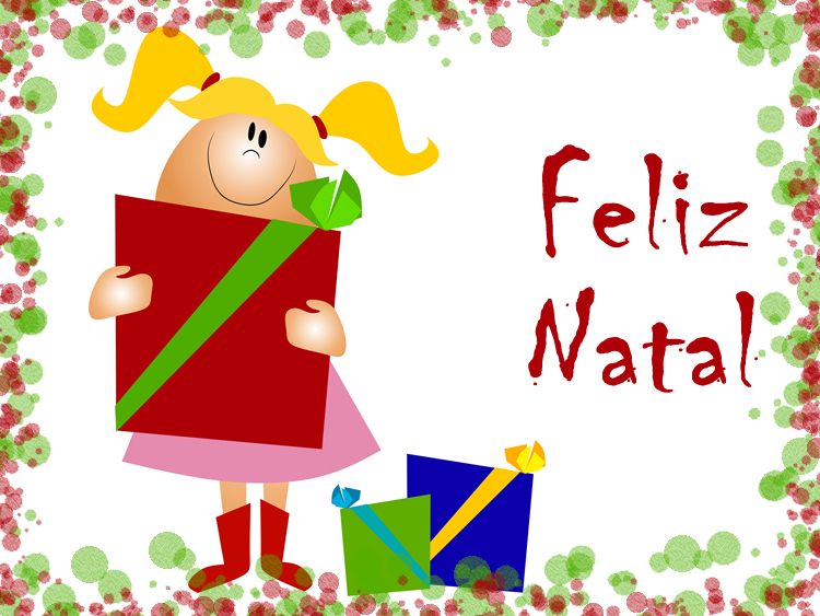 Menina com Presentes